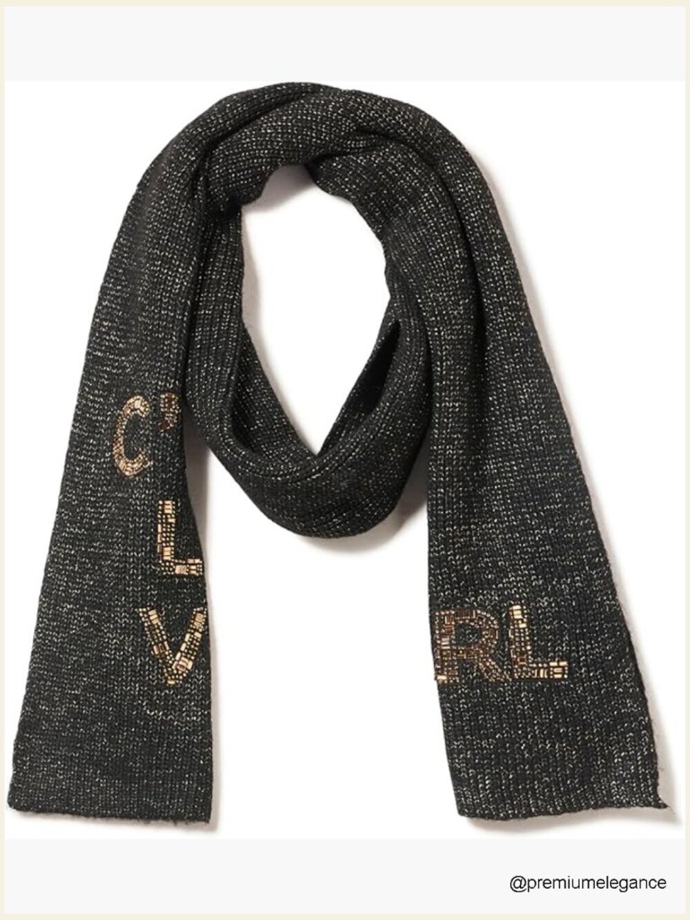 Long Scarf with Sequins - 72" x 12" - Chic Versatile Accessory